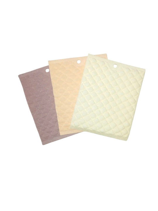 Idish yuvish uchun universal gubka-salfetka 3 dona, 15×12 sm, tirnamaydi