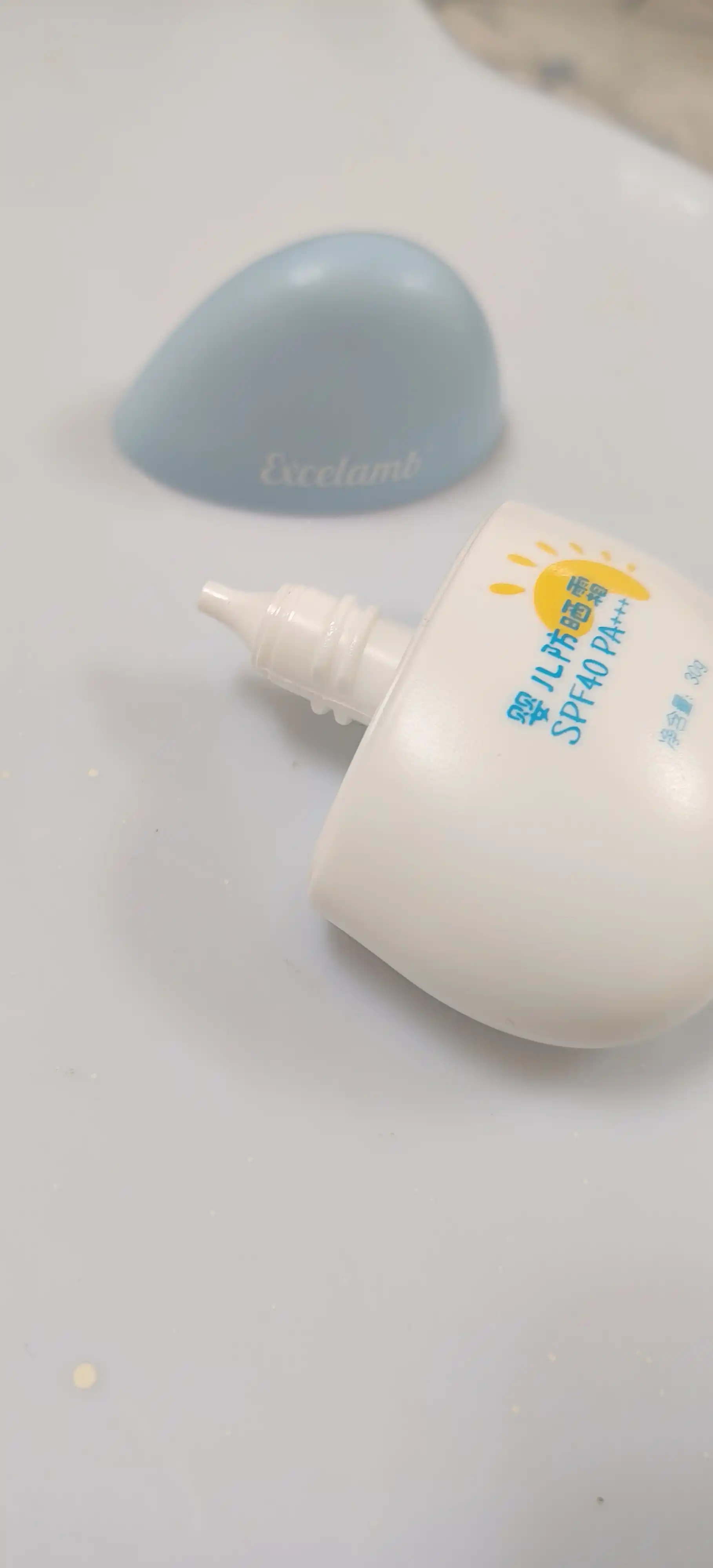Детский солнцезащитный крем Excelamb натуральный, увлажняющий SPF 40+
