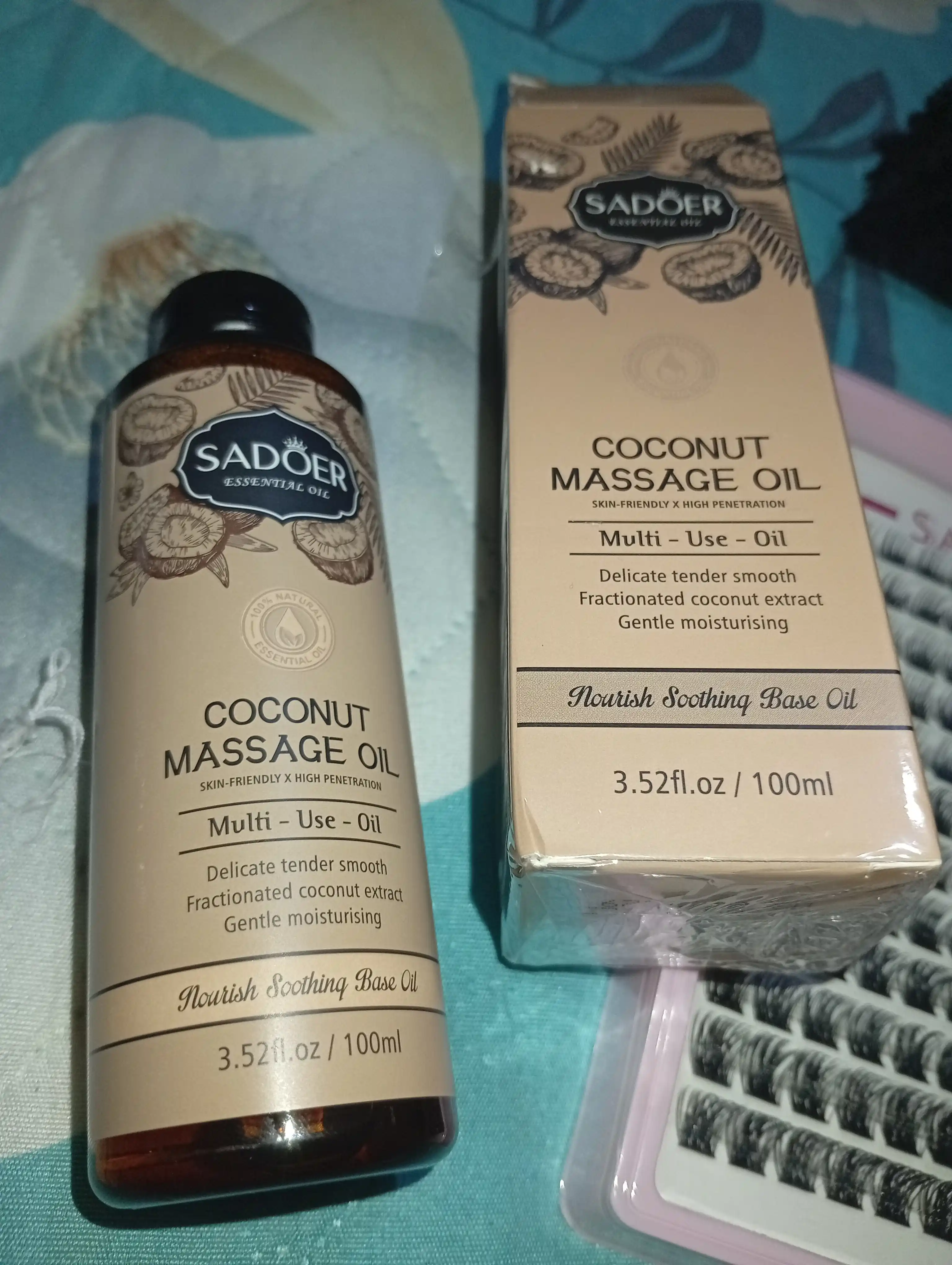 Universal massaj yog'i, tana va soch uchun, massaj moyi, 100 ml