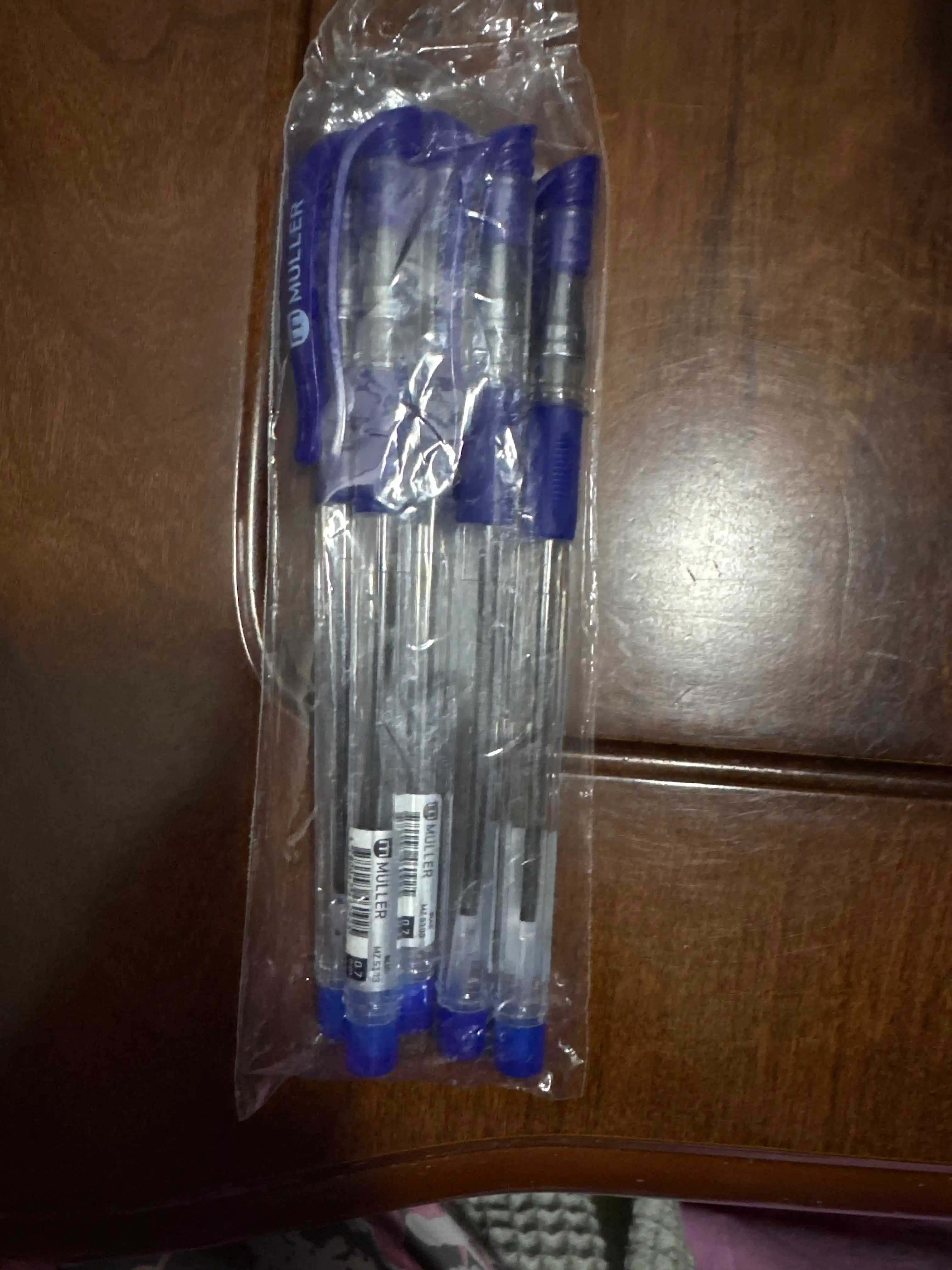Sharikli ruchka Z5 grip 0.7 mm, 5 dona, ko'k