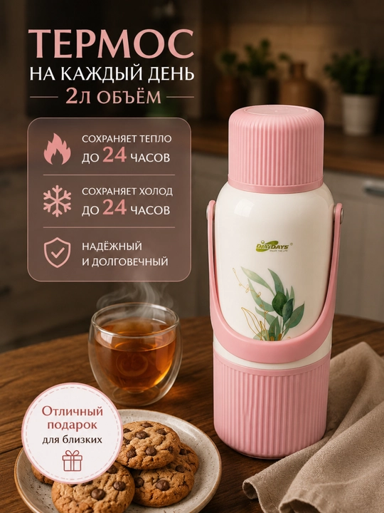 Термос 2 л - 