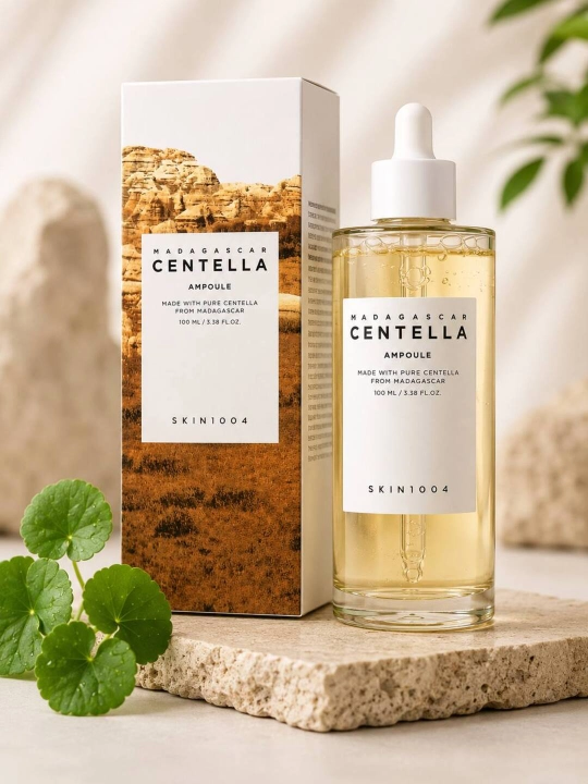 Centella Ampoule Madagaskar sentellasi ekstrakti bilan tinchlantiruvchi ampula-serum,100ml