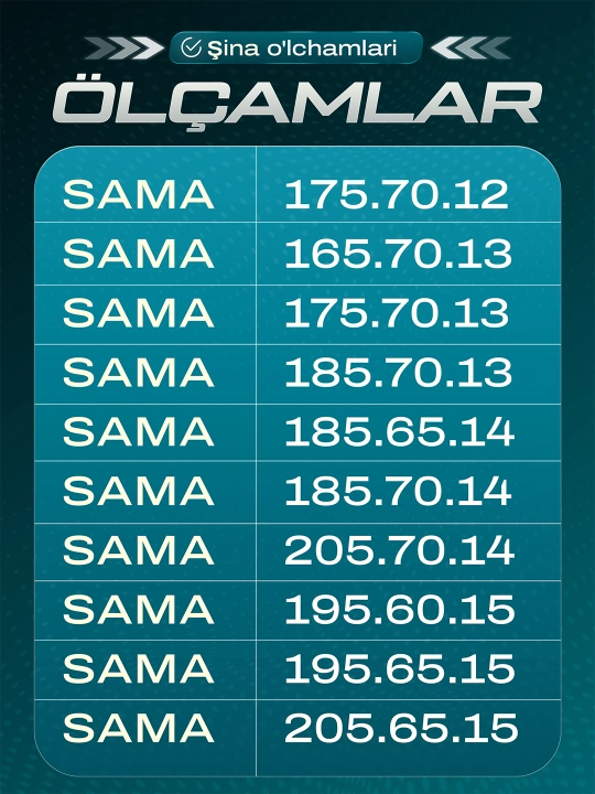 Шина SAMAMA ECO для всех сезонов – корейская технология, производство Узбекистан