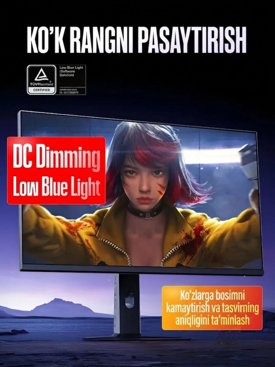 Redmi G27Q 2K 320Hz Fast IPS kompyuter o'yinlar uchun monitor o'yinbop