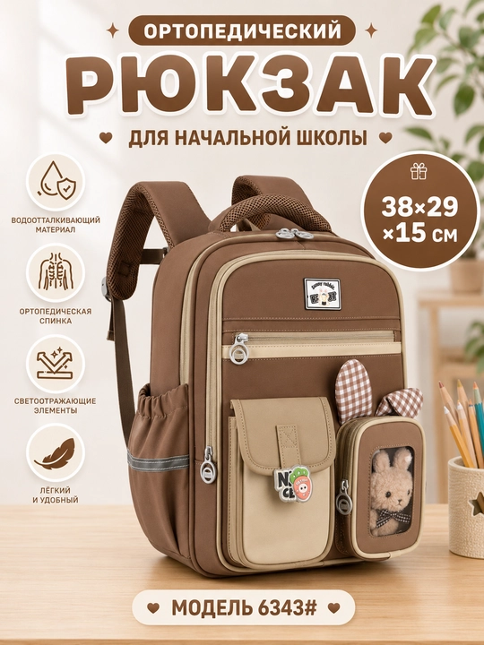 Qizlar uchun ryukzak, maktab uchun va har kunlik uchun mos keladi - 
