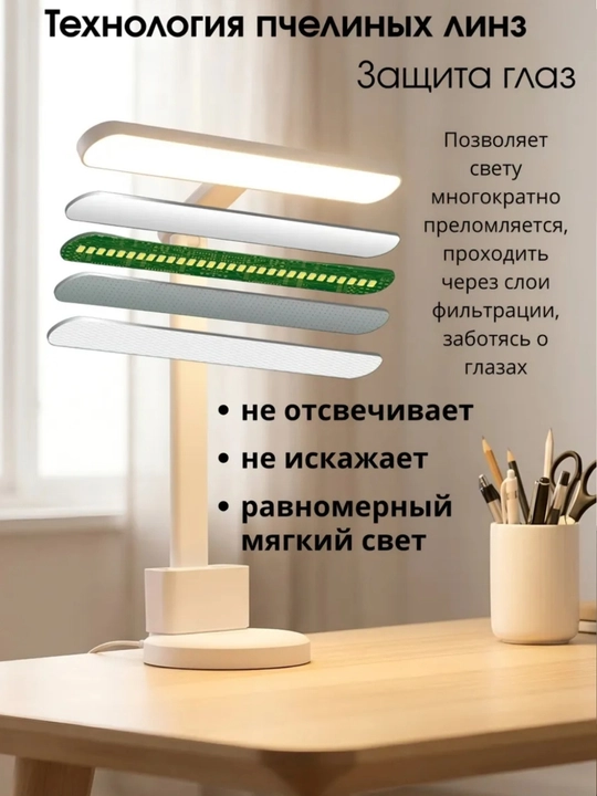 Sensorli boshqaruv, soat, harorat va tutqich uchun taglik bilan LED chiroq