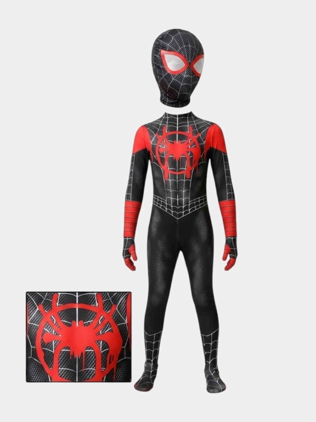 Kosplay o'rgimchak odam bolalar spiderman  uchun, super qahramon karnaval kostyumi