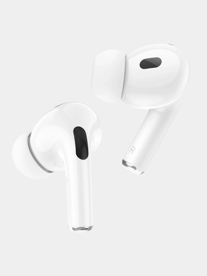 Borofone BW36 TWS Bluetooth simsiz quloqchin, ANC, mikrofonli, 300 mAh, Oq