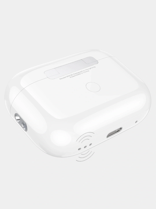 Borofone BW36 TWS Bluetooth simsiz quloqchin, ANC, mikrofonli, 300 mAh, Oq