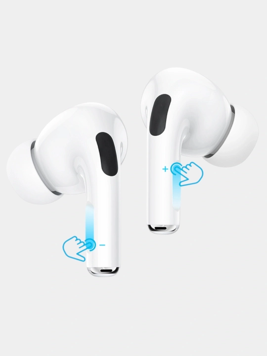 Borofone BW36 TWS Bluetooth simsiz quloqchin, ANC, mikrofonli, 300 mAh, Oq