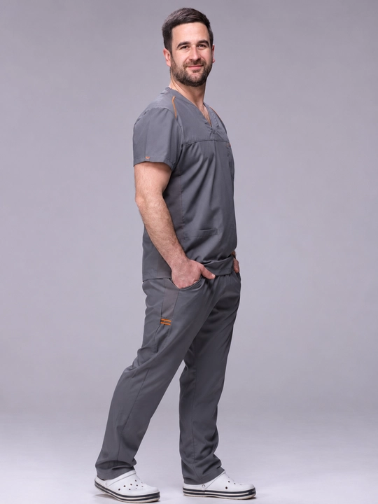 "WorkMed FLEXY Men’s Scrub SET" erkaklar tibbiy kostyumi