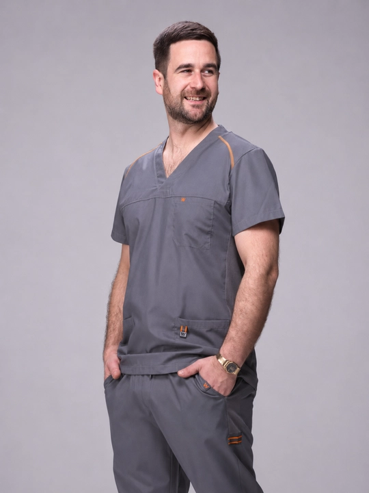 "WorkMed FLEXY Men’s Scrub SET" erkaklar tibbiy kostyumi