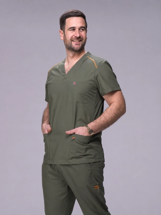"WorkMed FLEXY Men’s Scrub SET" erkaklar tibbiy kostyumi
