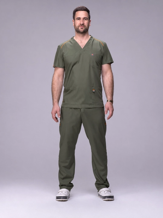 Мужской медицинский костюм "WorkMed FLEXY Men's Scrub SET" - 