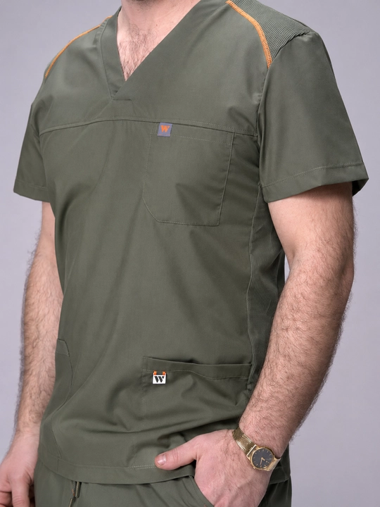 "WorkMed FLEXY Men’s Scrub SET" erkaklar tibbiy kostyumi
