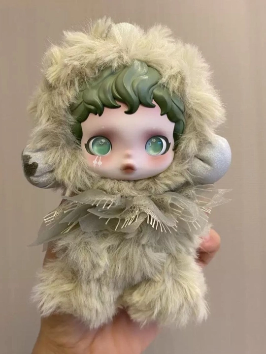 Коллекционная игрушка сюрприз. Брелок обвес на сумку, "Скулл панда", Лабубу