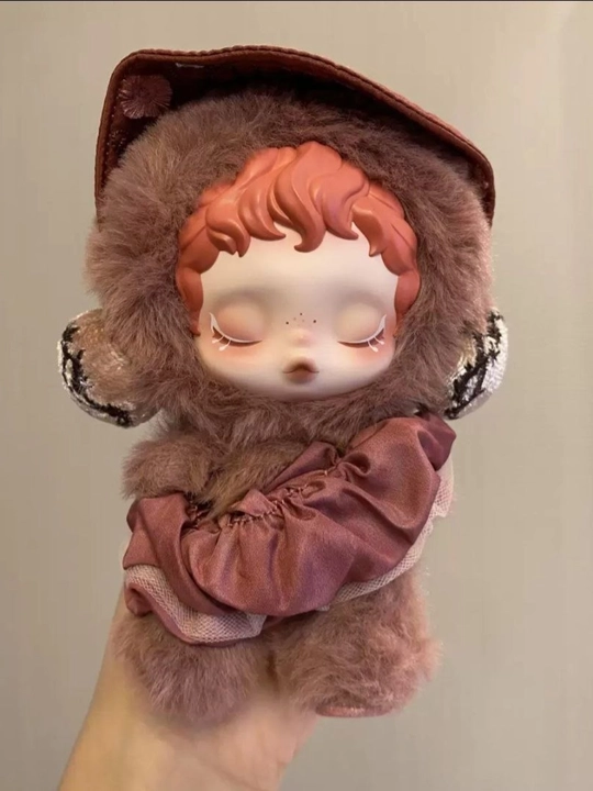 Коллекционная игрушка сюрприз. Брелок обвес на сумку, "Скулл панда", Лабубу