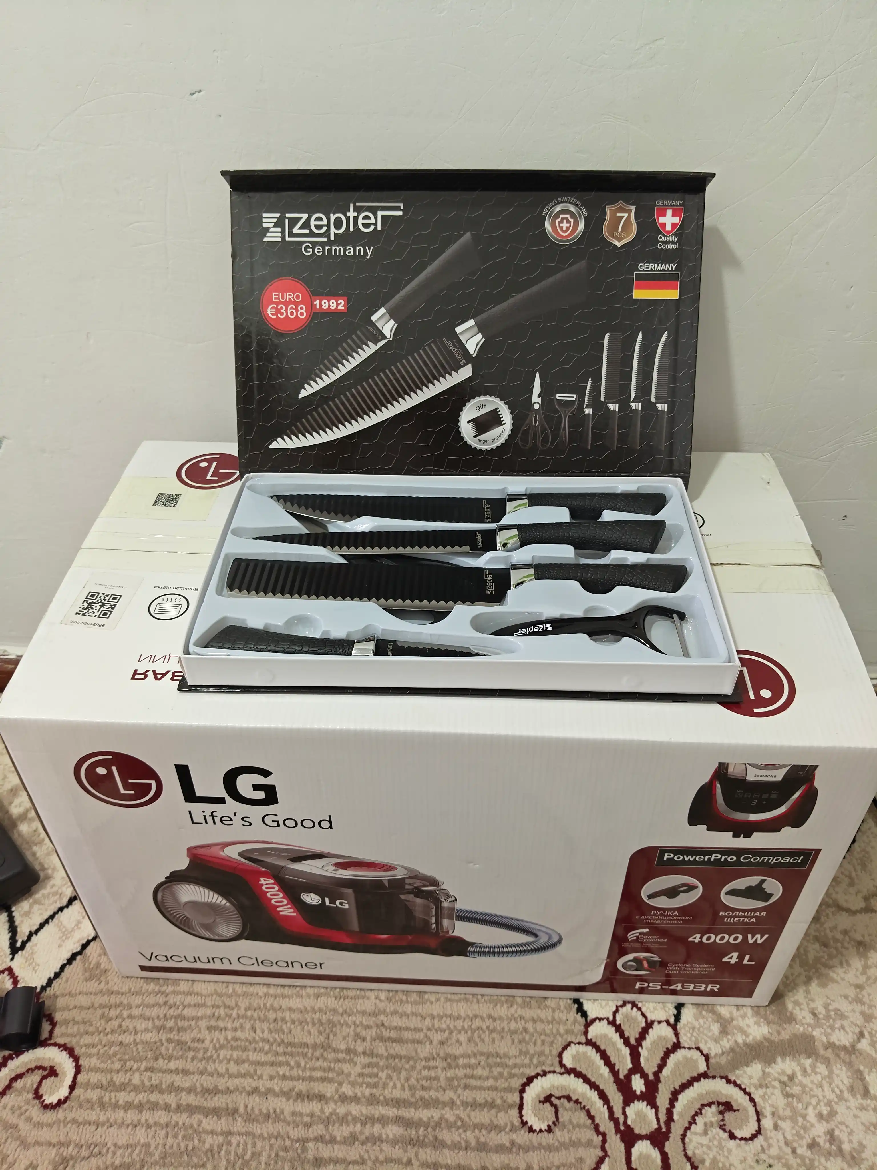 Пылесос LG PowerPro PSR-433, 4000w, 4 л, с телескопической трубкой, с HEPA фильтром