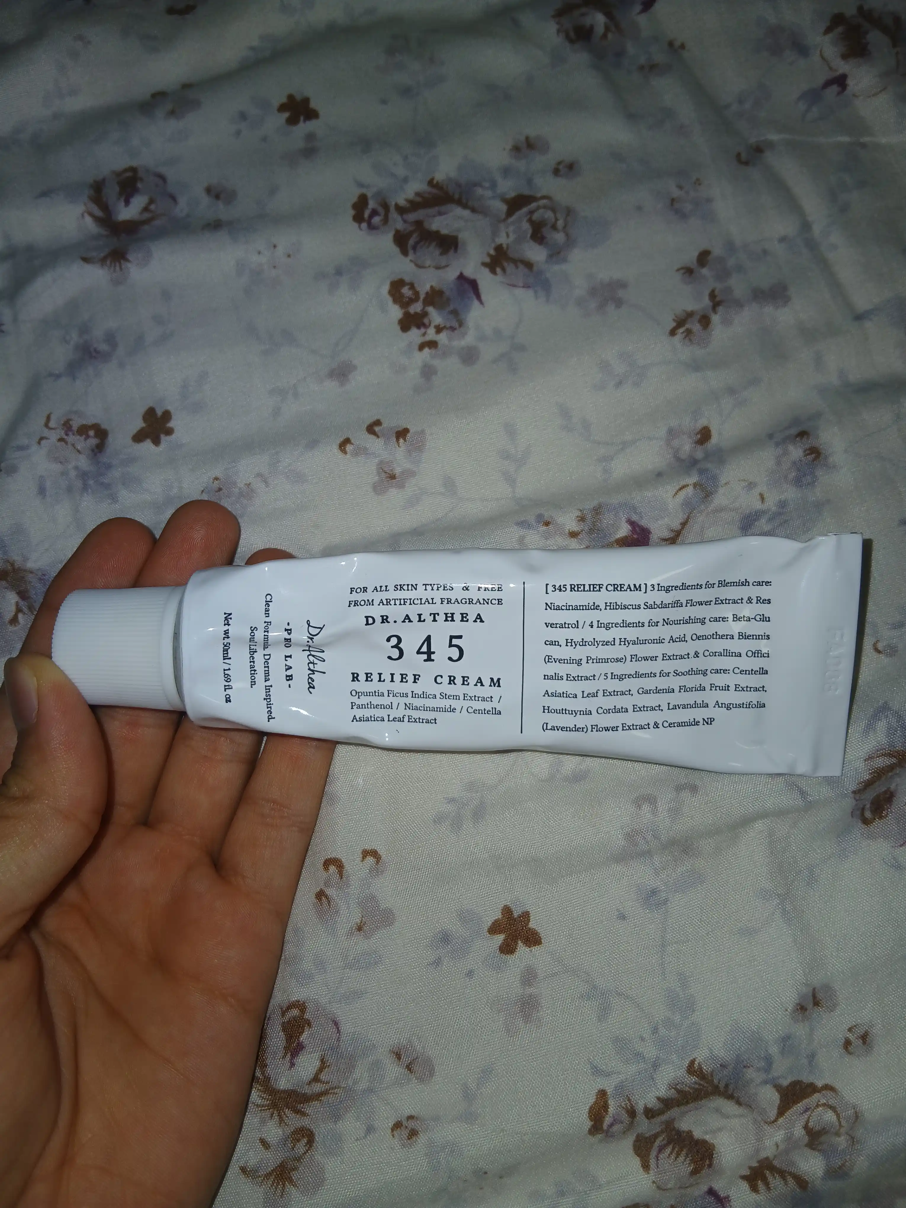 Resveratrol bilan tinchlantiruvchi krem Dr. Althea 345 Relief Cream, 50 ml