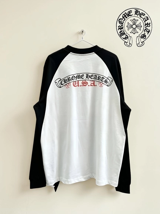 Лонгслив летний унисекс в стиле Chrome Hearts Y2K оверсайз футболка подарок chromehearts - 