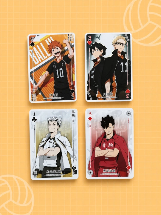 Игральные карты аниме Волейбол Haikyuu коллекционные карты для покера