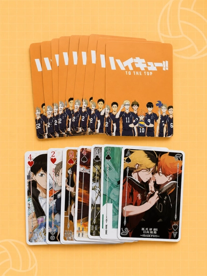 Игральные карты аниме Волейбол Haikyuu коллекционные карты для покера
