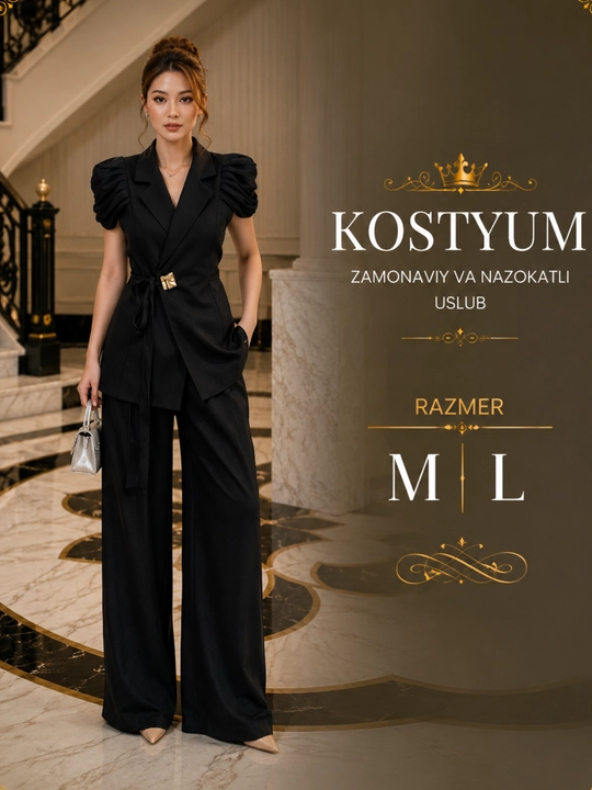 Ayollar shimli kostyumi, klassik kostyum, zamonaviy ayollar kostyumi, ofis uchun kostyum