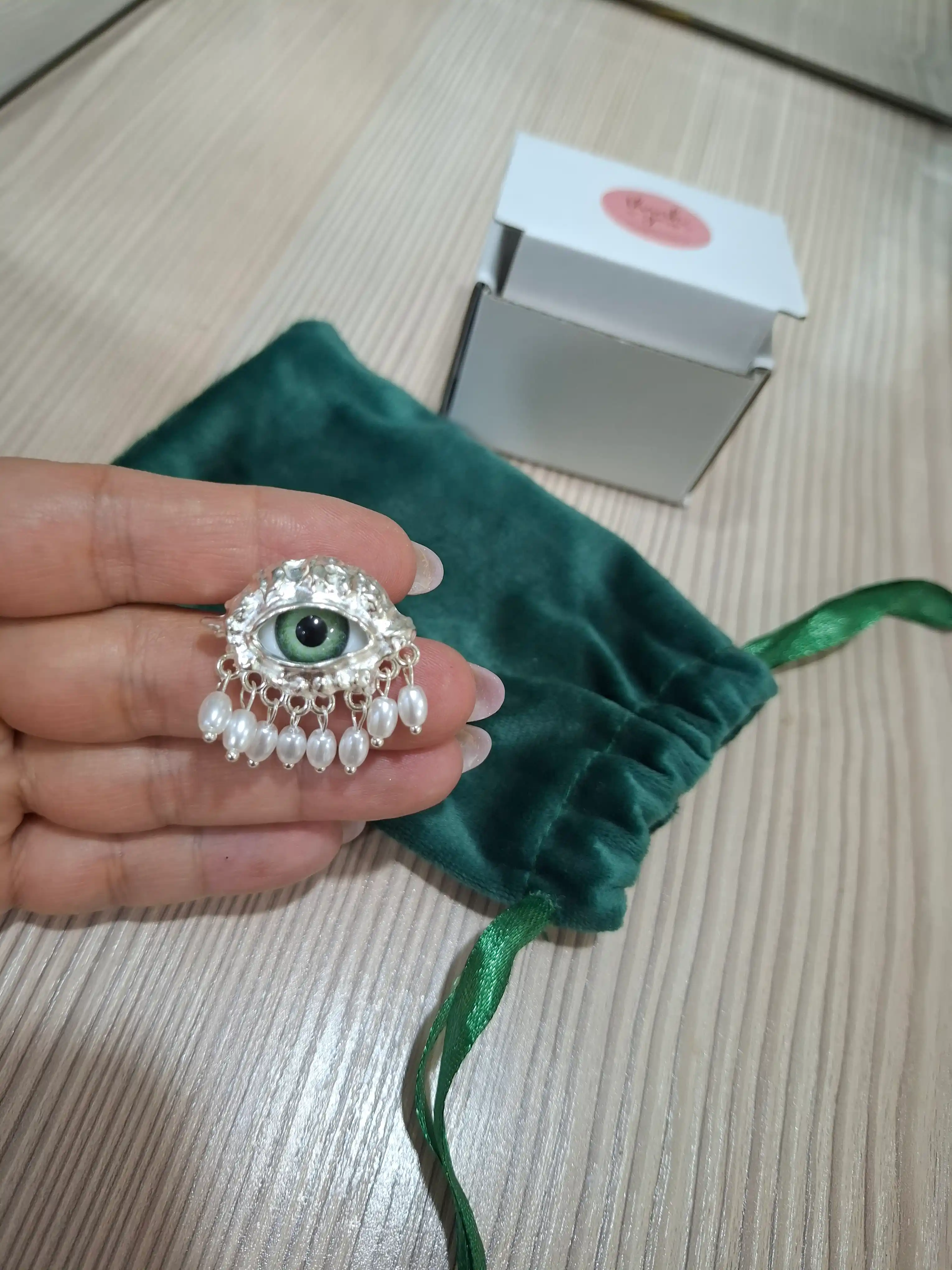 Кольцо «Глаз» в стиле Schiaparelli