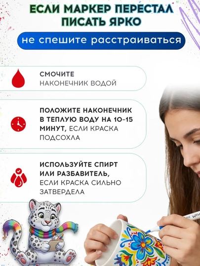 Набор акриловых маркеров, перманентные маркеры для рисования, 12/24/36 цветов