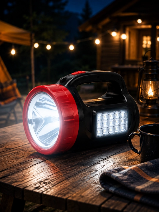 LED fonar qayta zaryadlanuvchi  FA-2638 quyosh panelli kuchli yorituvchi fanar