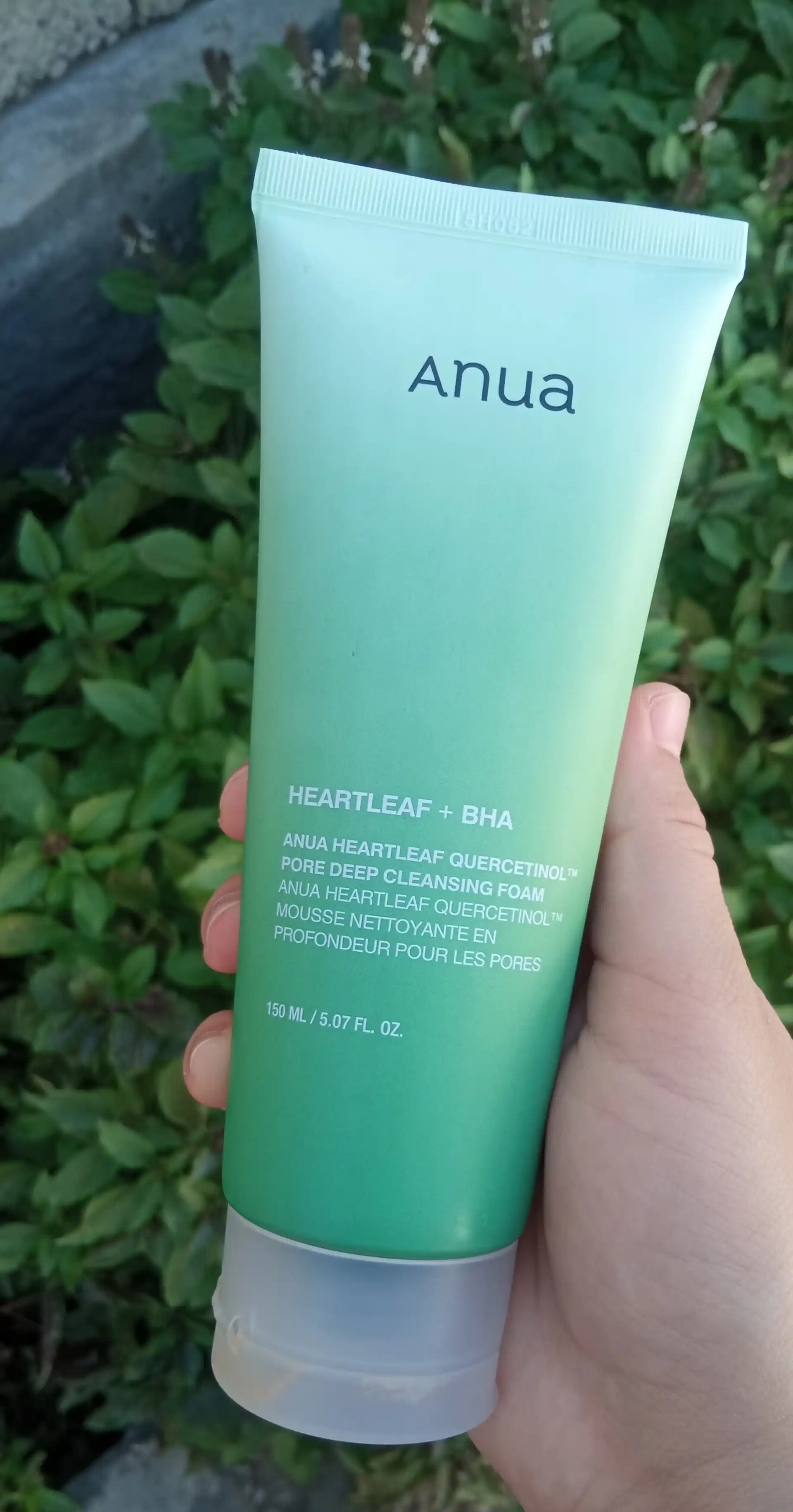 Пенка-скраб с для очищения пор Anua Heartleaf Quercetinol Pore Deep Cleansing Foam 150 мл