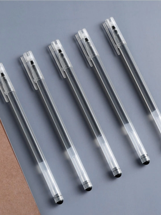 Xiaomi qalinligi, 0,5 mm, gel ruchka, qora
