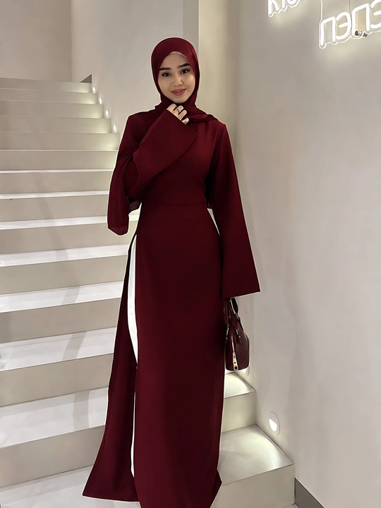 Abaya va Sultanka ikkilik to'plam, matosi Lyon, ayollar va qizlarga, standart 44-50