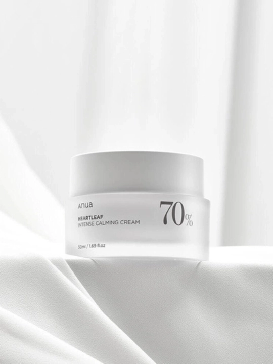 Успокаивающий крем Anua Heartleaf 70% Intense Calming Cream – крем, смягчающий и восстанавливающий защитный барьер кожи
