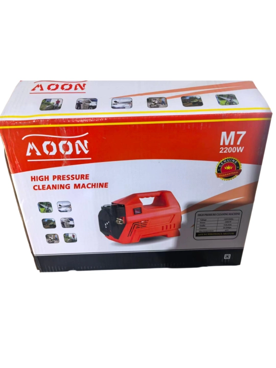 Yuqori bosimli yuvish mashinasi MOON 2200 Vt, avtomobil va bogʻ uchun kuchli yuvgich