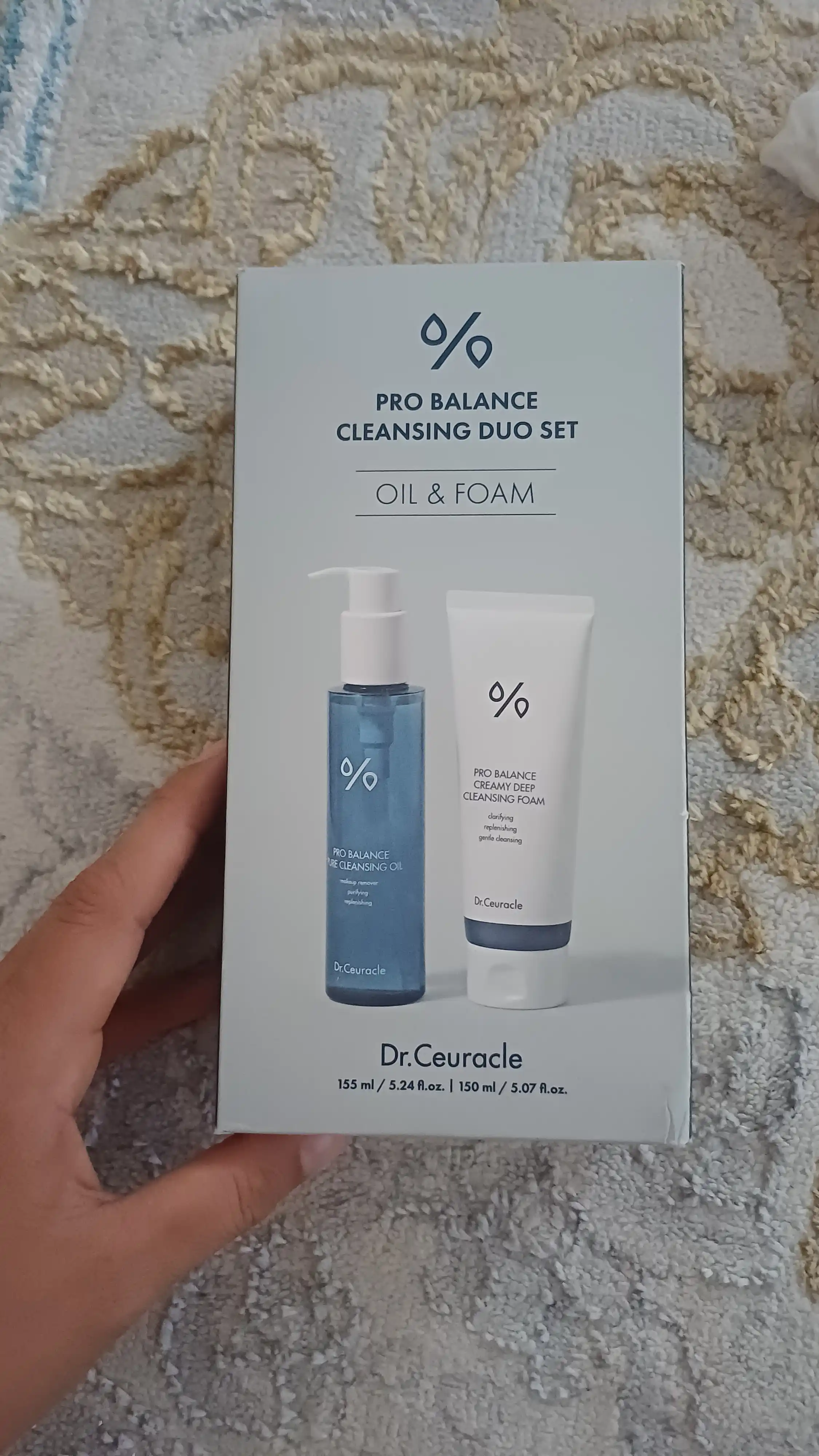 Dr. Ceuracle ikki marta tozalash to'plami Pro Balance Cleansing Duo Set