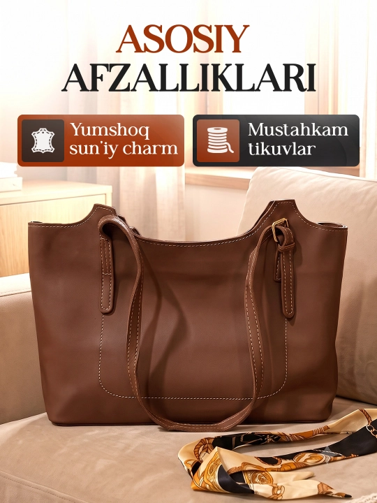 Ayollar sumkasi, sumka ayollar uchun yelkama, qizlarga katta sumkalar