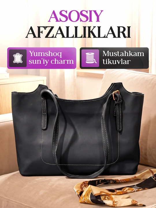 Ayollar sumkasi, sumka ayollar uchun yelkama, qizlarga katta sumkalar