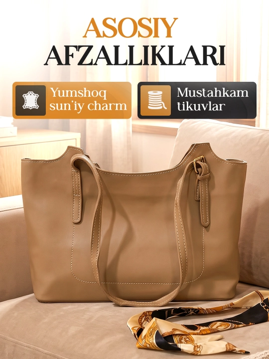 Ayollar sumkasi, sumka ayollar uchun yelkama, qizlarga katta sumkalar