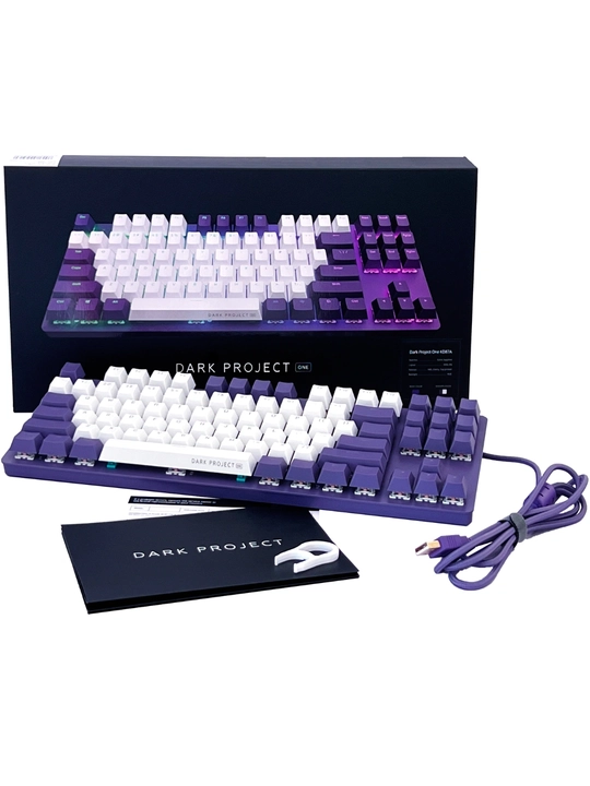 Dark Project One KD87A mexanik o‘yin klaviaturasi, RGB, simli, TKL