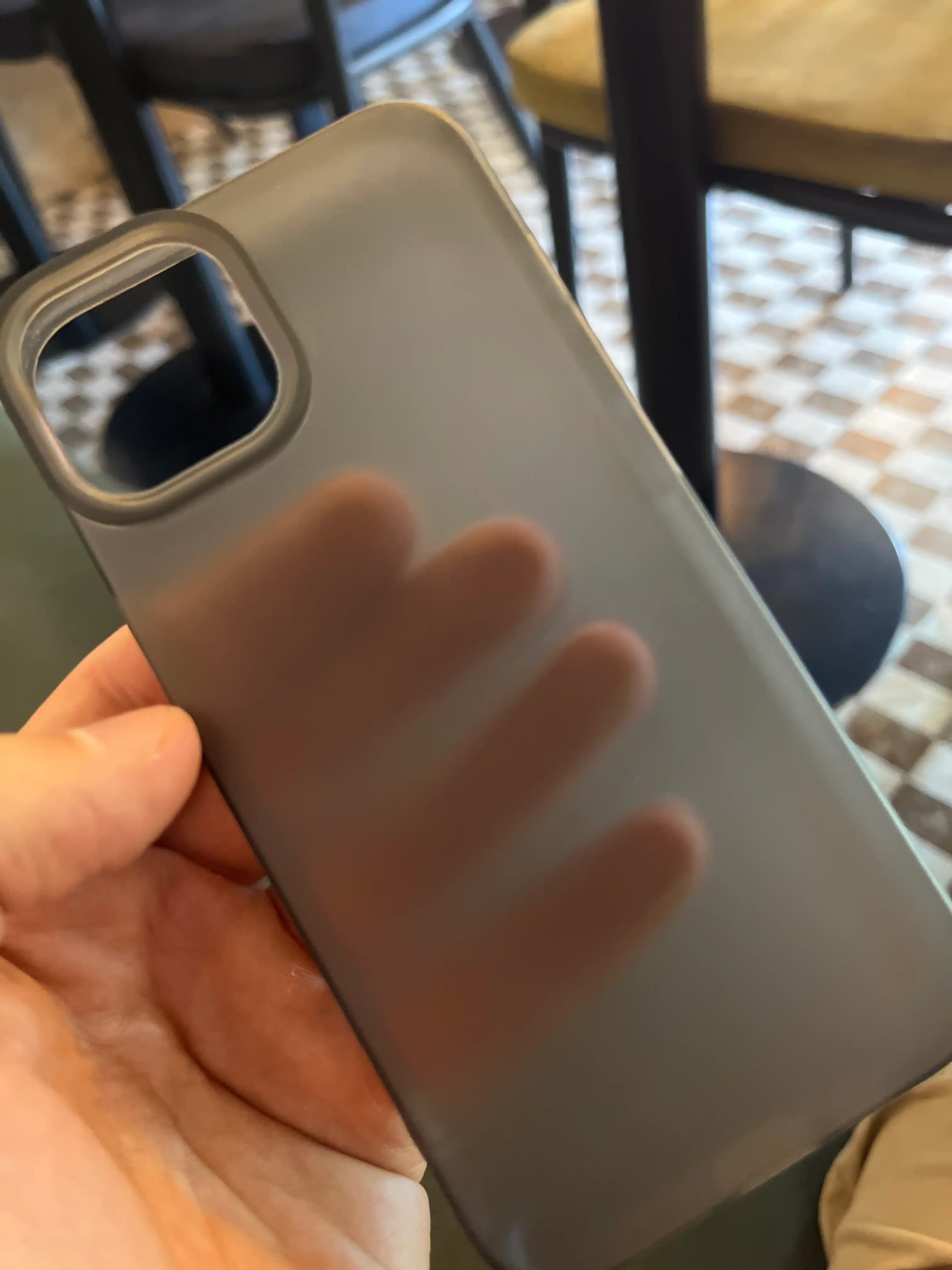 Прозрачный силиконовый чехол для iPhone