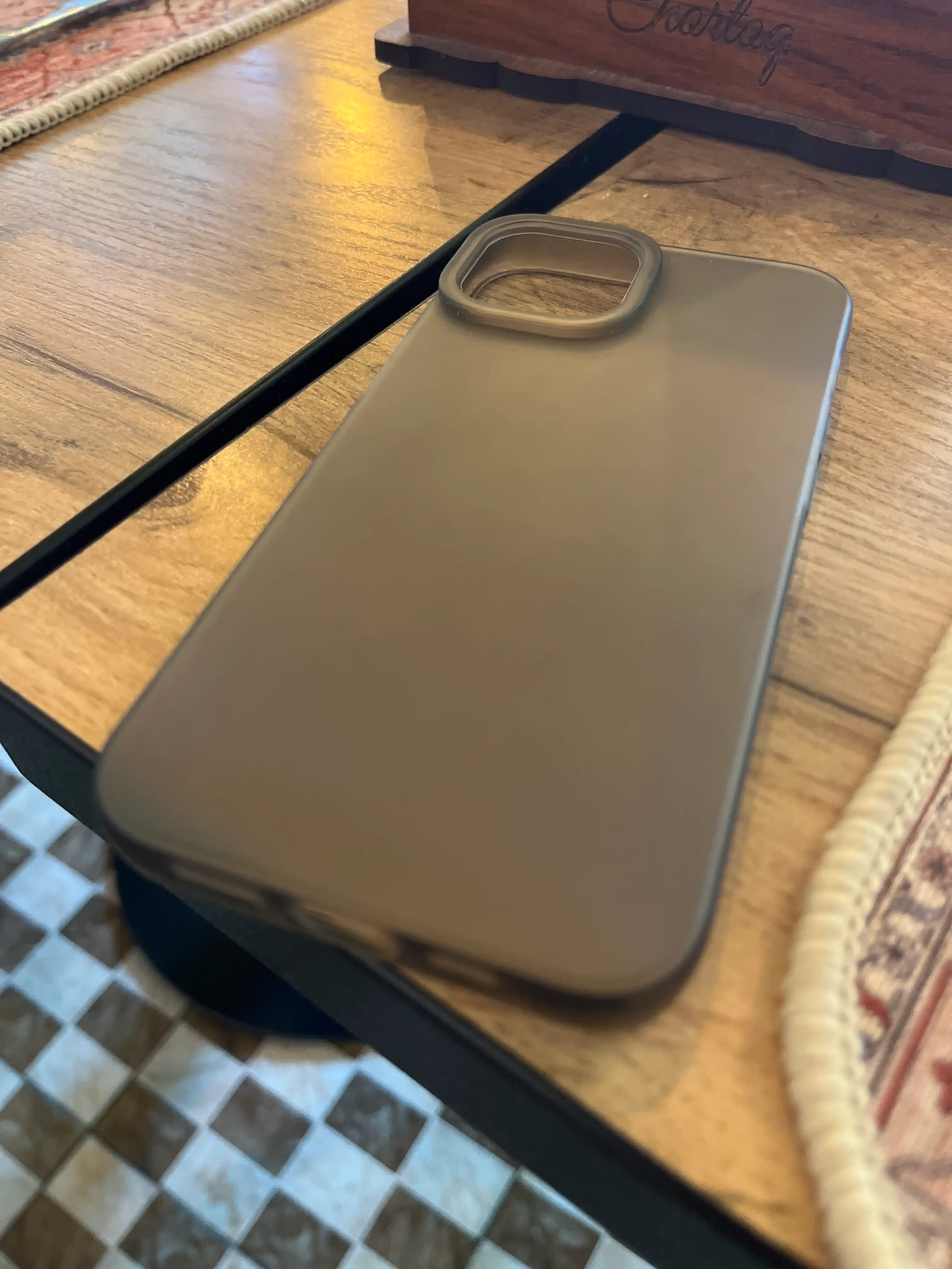 Прозрачный силиконовый чехол для iPhone
