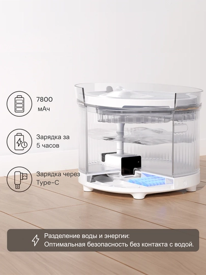 Фонтан для питья HomerunPET BF10, беспроводной, для кошек