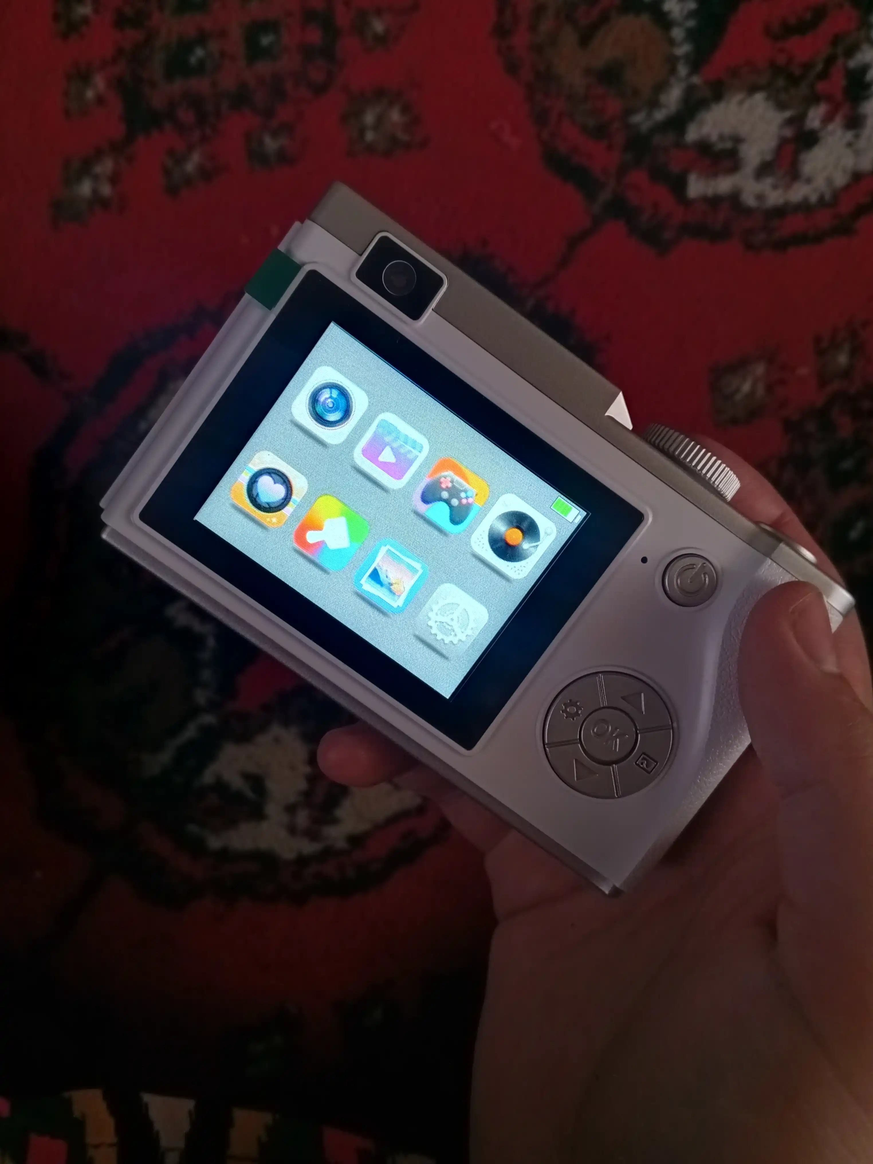 32 GB, xotira kartasi bilan bolalar raqamli retro kamerasi