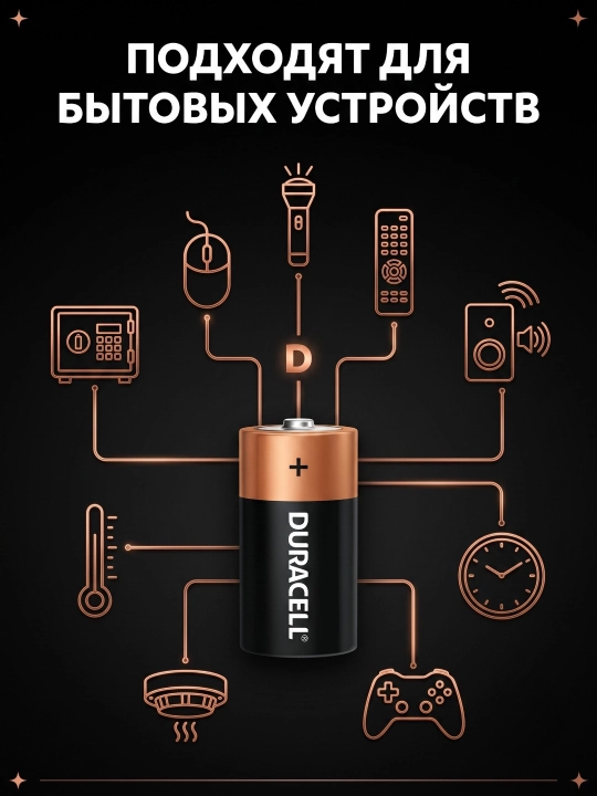 Батарейки Duracell, ААА и АА, 1,5В