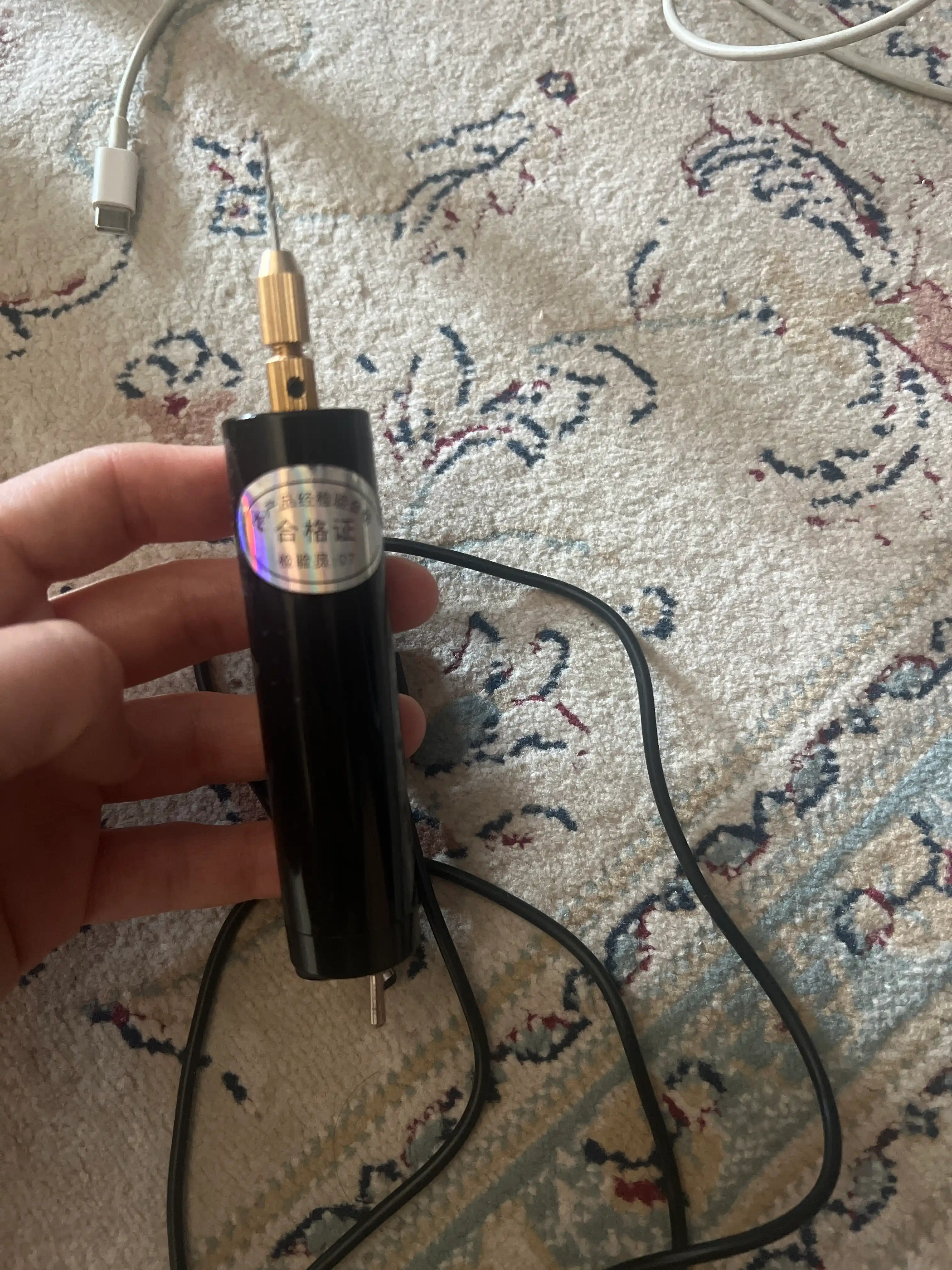 Elektr mini drel USB, qo'l dreli, burg'ular to'plami, instrumentlar, qo'l mehnati uchun