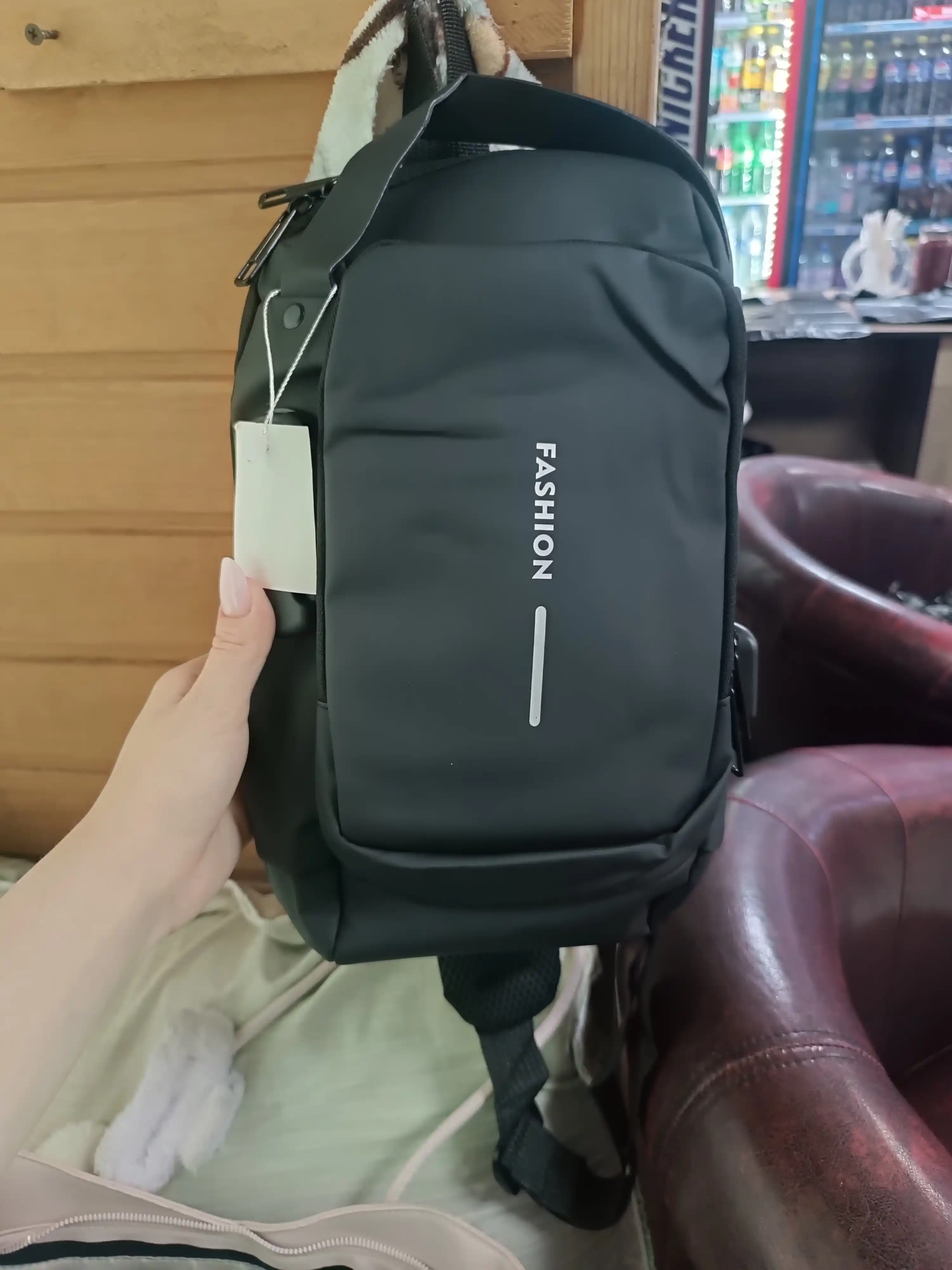 Мужская сумка через плечо с USB, кодовым замком, антивор, водонепроницаемый слинг