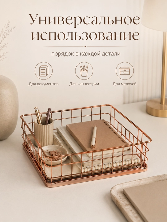 Pastki qismi panjarali kichik yassi temir savat