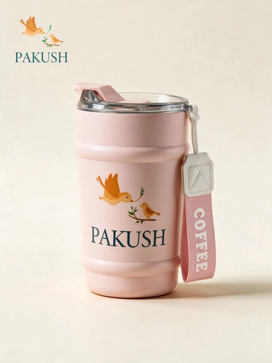 PAKUSH Issiq va sovuq ichimliklar uchun mo‘ljallangan 350 ml li premium vakuumli termokrujka