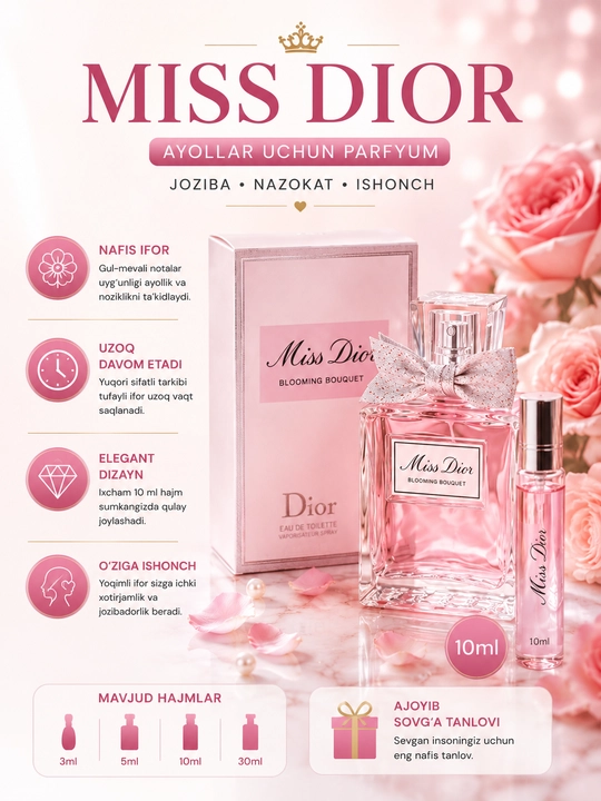 MISS DIOR Аромат, в который невозможно не влюбиться